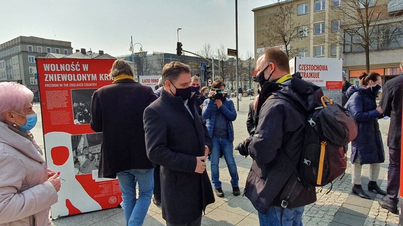 "This is Where 'Solidarity' was Born" exhibition in Częstochowa. Photo: K.Liszek