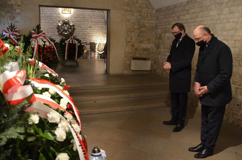 Cracow, the 11th anniversary of the Smolensk air disaster, photo Janusz Ślęzak IPN