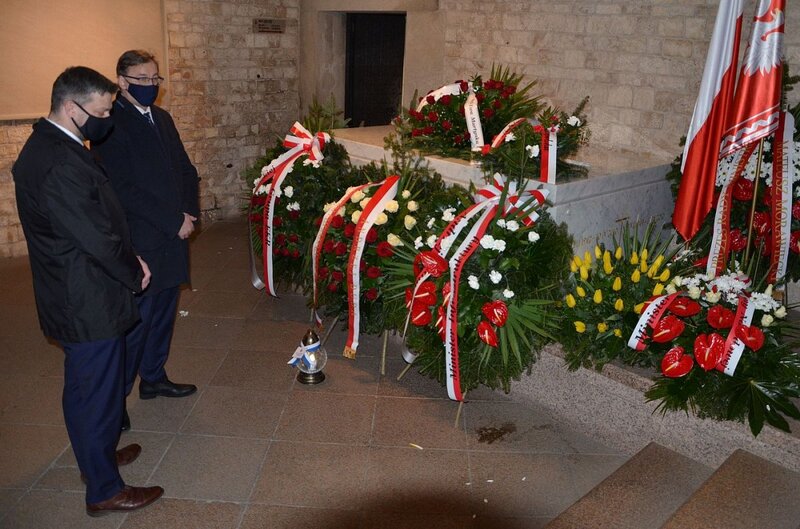 Cracow, the 11th anniversary of the Smolensk air disaster, photo Janusz Ślęzak IPN