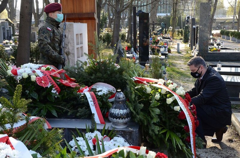 Cracow, the 11th anniversary of the Smolensk air disaster, photo Janusz Ślęzak IPN