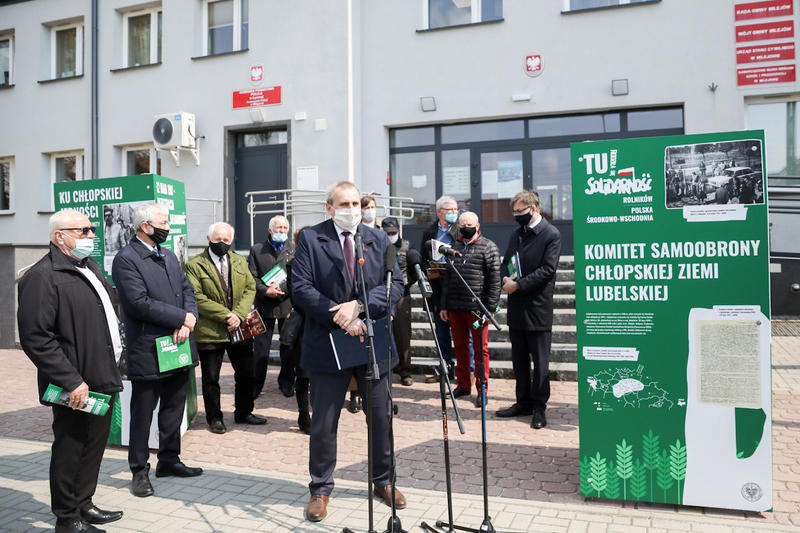 The opening of the exhibition in Milejów