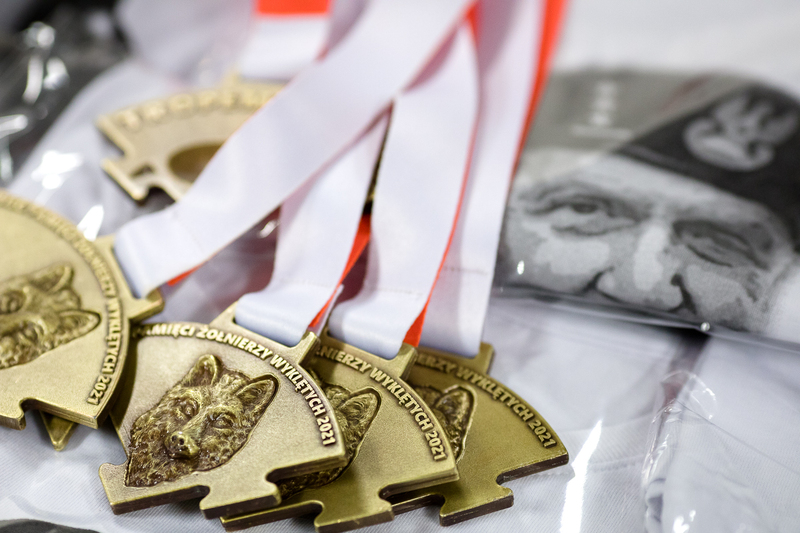 Wolf's Trail Run medals. Photo: Sławek Kasper (IPN)