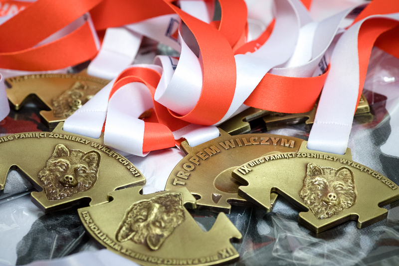 Wolf's Trail Run medals. Photo: Sławek Kasper (IPN)