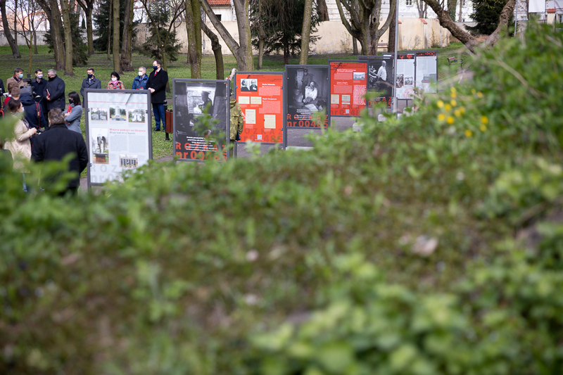 The "Order No. 00485. Anti-Polish Operation of the NKVD in Soviet Russia, Pułtusk, 27 April 2021; Photos: Sławek Kasper IPN
