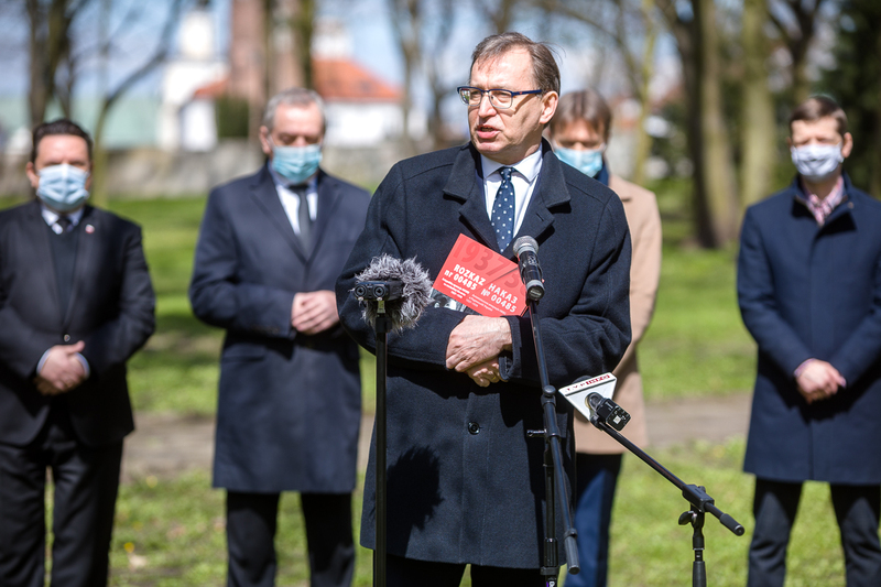 The "Order No. 00485. Anti-Polish Operation of the NKVD in Soviet Russia, Pułtusk, 27 April 2021; Photos: Sławek Kasper IPN