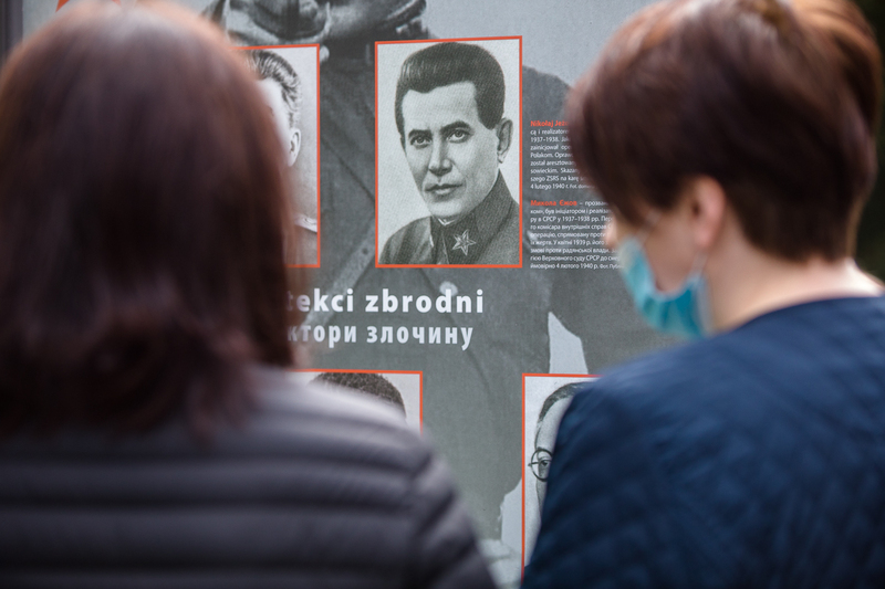 The "Order No. 00485. Anti-Polish Operation of the NKVD in Soviet Russia, Pułtusk, 27 April 2021; Photos: Sławek Kasper IPN