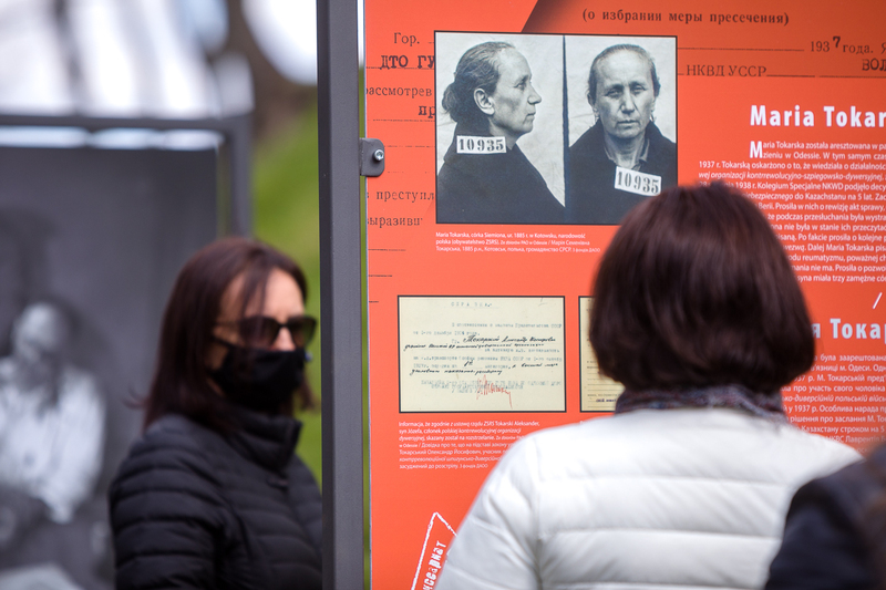 The "Order No. 00485. Anti-Polish Operation of the NKVD in Soviet Russia, Pułtusk, 27 April 2021; Photos: Sławek Kasper IPN
