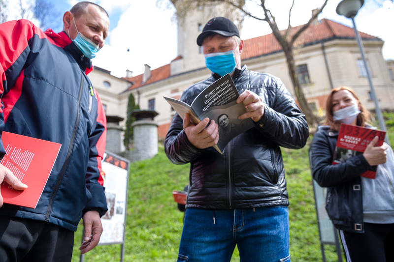 The "Order No. 00485. Anti-Polish Operation of the NKVD in Soviet Russia, Pułtusk, 27 April 2021; Photos: Sławek Kasper IPN