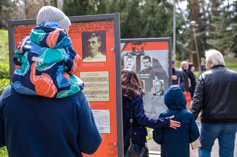 The "Order No. 00485. Anti-Polish Operation of the NKVD in Soviet Russia, Pułtusk, 27 April 2021; Photos: Sławek Kasper IPN