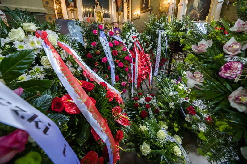 Janina Sobiczewska's funeral; Warsaw 18 May 2021, Photo: Sławek Kasper