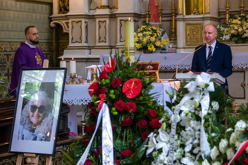 Janina Sobiczewska's funeral; Warsaw 18 May 2021, Photo: Sławek Kasper