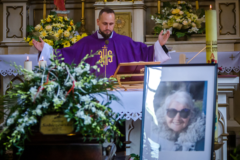 Janina Sobiczewska's funeral; Warsaw 18 May 2021, Photo: Sławek Kasper