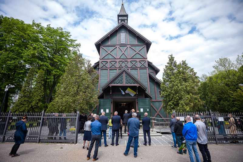 Janina Sobiczewska's funeral; Warsaw 18 May 2021, Photo: Sławek Kasper