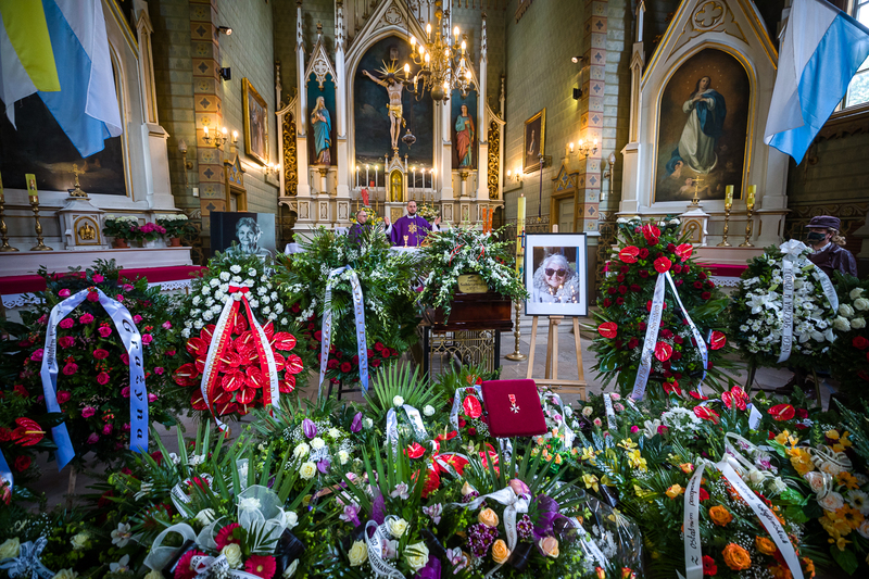 Janina Sobiczewska's funeral; Warsaw 18 May 2021, Photo: Sławek Kasper