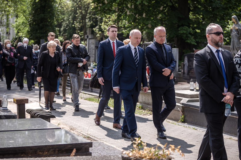 Janina Sobiczewska's funeral; Warsaw 18 May 2021, Photo: Sławek Kasper
