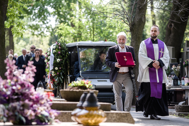 Janina Sobiczewska's funeral; Warsaw 18 May 2021, Photo: Sławek Kasper