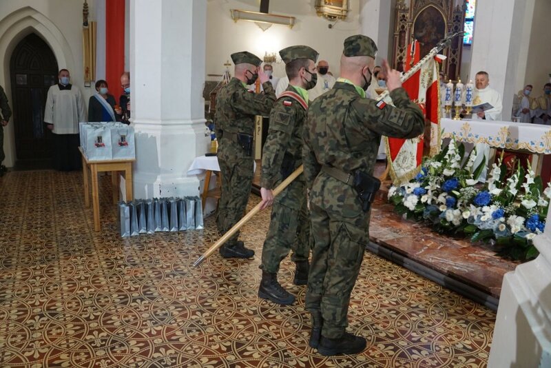 The erection ceremony for the Sanctuary of Our Lady of Klewa, Patroness of Borderland Families, in Skwierzyna (Lubuskie region), 22 May 2021, Photo: Jakub Wojewoda (IPN) The erection ceremony for the Sanctuary of Our Lady of Klewa, Patroness of Borderland Families, in Skwierzyna (Lubuskie region), 22 May 2021, Photo: Jakub Wojewoda (IPN)