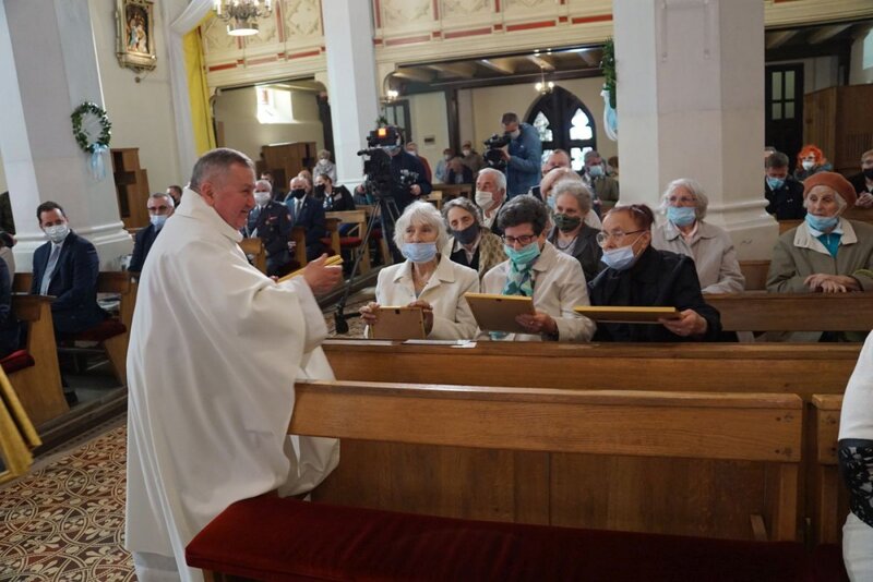 The erection ceremony for the Sanctuary of Our Lady of Klewa, Patroness of Borderland Families, in Skwierzyna (Lubuskie region), 22 May 2021, Photo: Jakub Wojewoda (IPN) The erection ceremony for the Sanctuary of Our Lady of Klewa, Patroness of Borderland Families, in Skwierzyna (Lubuskie region), 22 May 2021, Photo: Jakub Wojewoda (IPN)
