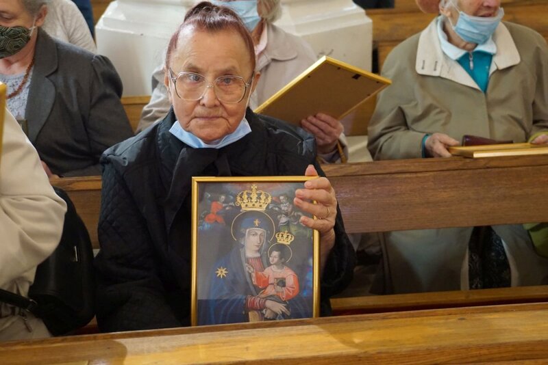 The erection ceremony for the Sanctuary of Our Lady of Klewa, Patroness of Borderland Families, in Skwierzyna (Lubuskie region), 22 May 2021, Photo: Jakub Wojewoda (IPN) The erection ceremony for the Sanctuary of Our Lady of Klewa, Patroness of Borderland Families, in Skwierzyna (Lubuskie region), 22 May 2021, Photo: Jakub Wojewoda (IPN)