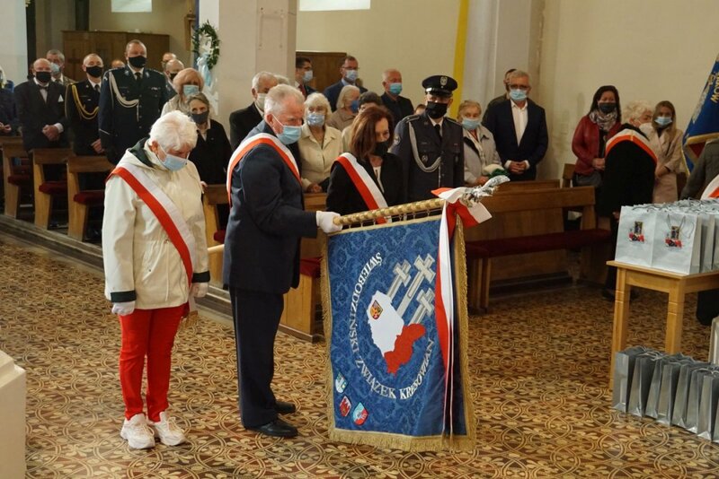 The erection ceremony for the Sanctuary of Our Lady of Klewa, Patroness of Borderland Families, in Skwierzyna (Lubuskie region), 22 May 2021, Photo: Jakub Wojewoda (IPN) The erection ceremony for the Sanctuary of Our Lady of Klewa, Patroness of Borderland Families, in Skwierzyna (Lubuskie region), 22 May 2021, Photo: Jakub Wojewoda (IPN)