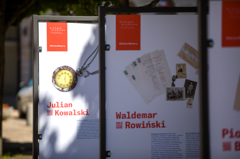 The opening of the "Stolen Memory" exhibition The opening of the "Stolen Memory" exhibition