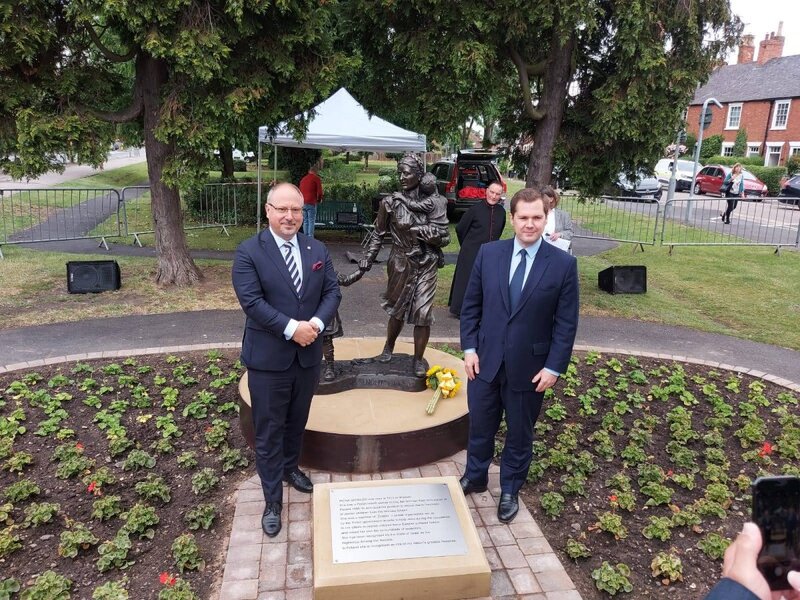 The unveiling of Irena Sendler statue The unveiling of Irena Sendler statue