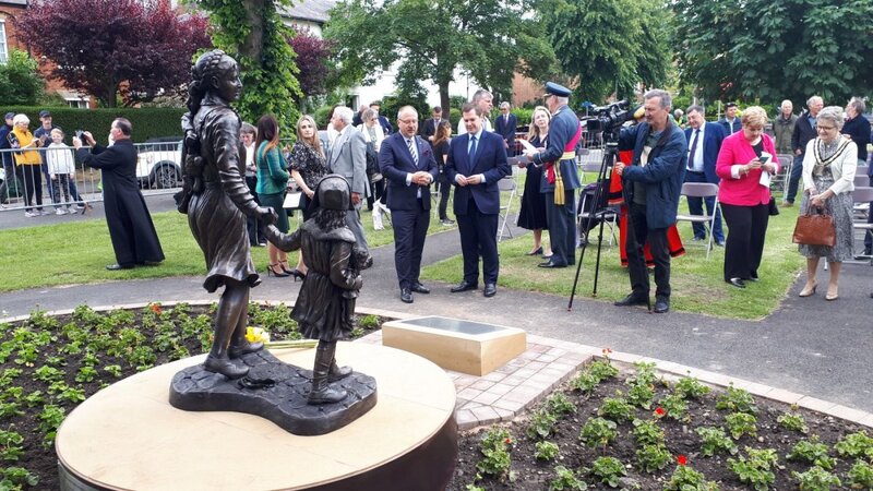 The unveiling of Irena Sendler statue The unveiling of Irena Sendler statue