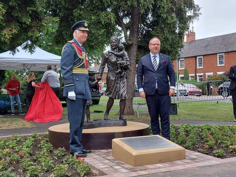 The unveiling of Irena Sendler statue The unveiling of Irena Sendler statue