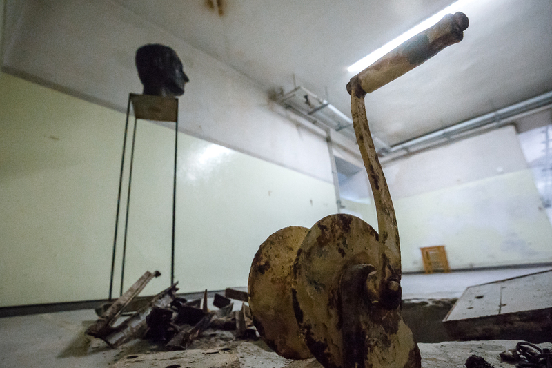 The execution chamber in the Mokotów prison