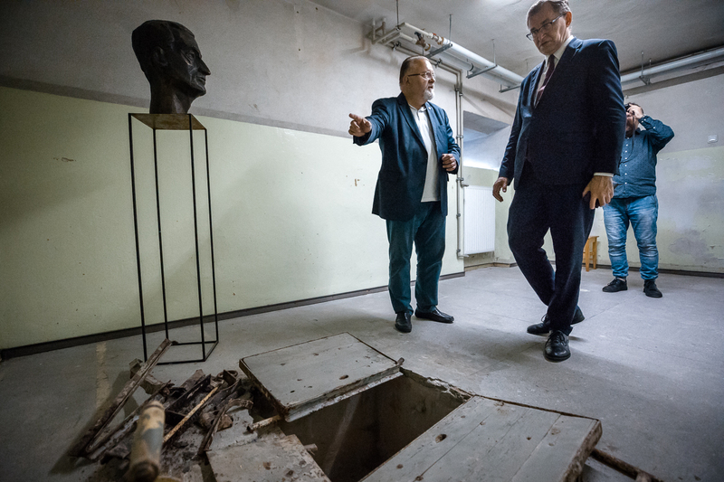 The execution chamber in the Mokotów prison