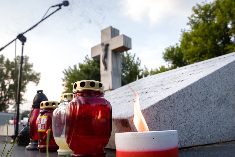 The IPN paid tribute to the victims of the Volhynia Massacre - Warsaw, 11 July 2021, Photo: Sławek Kasper