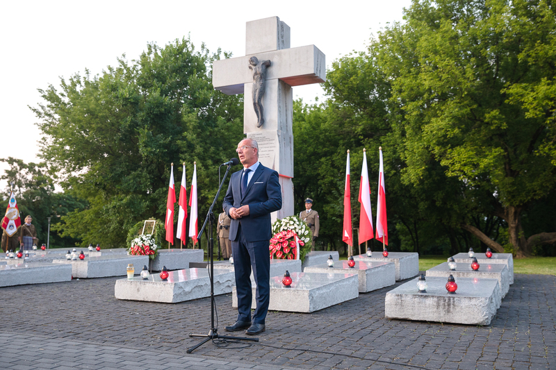 The IPN paid tribute to the victims of the Volhynia Massacre - Warsaw, 11 July 2021, Photo: Sławek Kasper