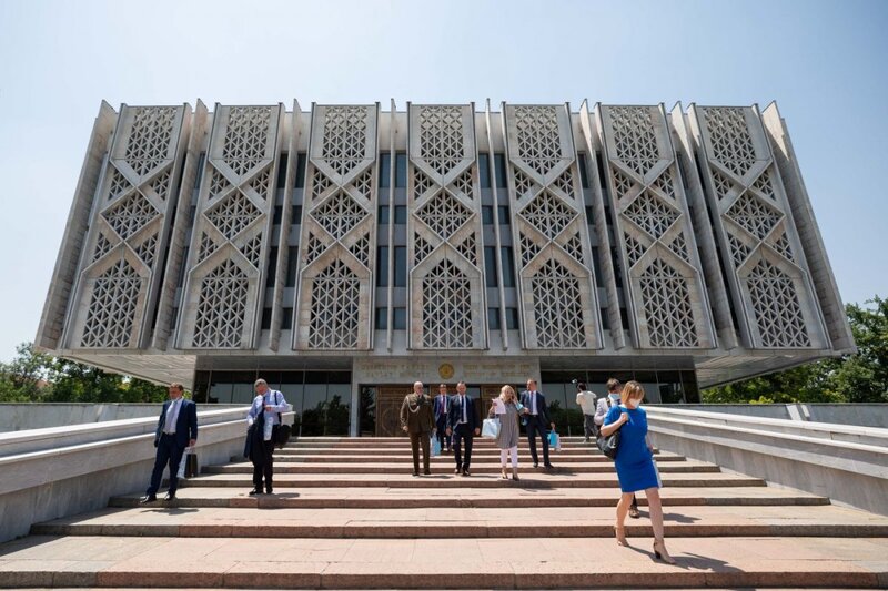 The IPN's visit to Uzbekistan. Photo: Mikołaj Bujak