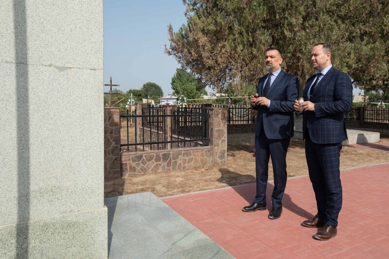 The IPN's visit to Uzbekistan. Photo: Mikołaj Bujak