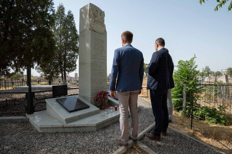 The IPN's visit to Uzbekistan. Photo: Mikołaj Bujak