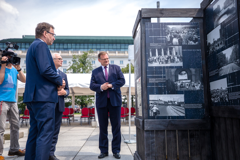 The opening of the "June 1956 in Poznań. The Faces and Memory of the Revolt" exhibition