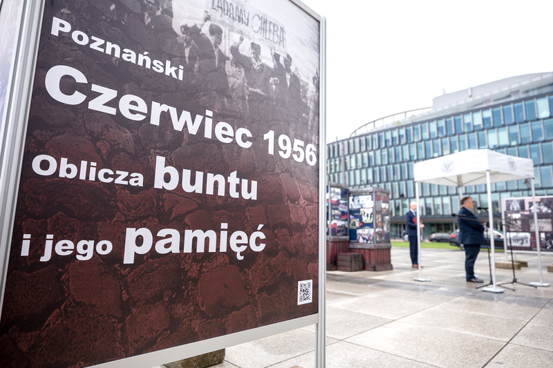 The opening of the "June 1956 in Poznań. The Faces and Memory of the Revolt" exhibition