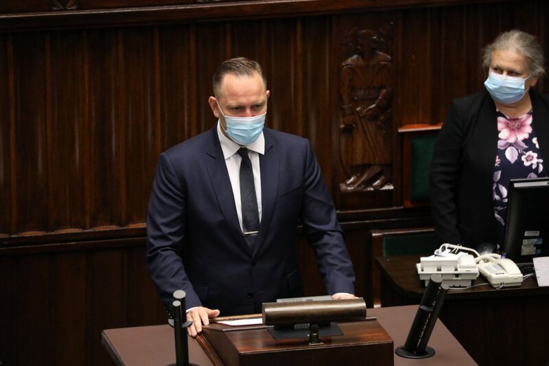 The ceremony in the Polish Seym