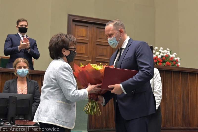 The ceremony in the Polish Seym