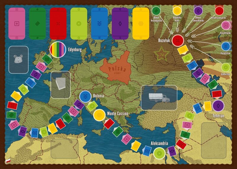"Wojtek the Bear" board game