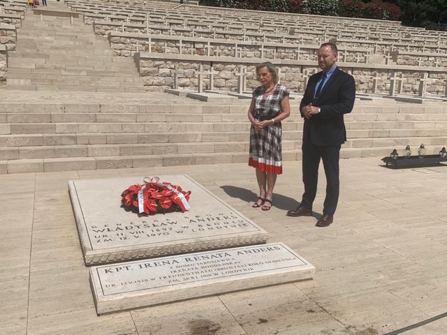 Ambassador Anna Maria Anders and Karol Nawrocki,Ph.D. President of the IPN