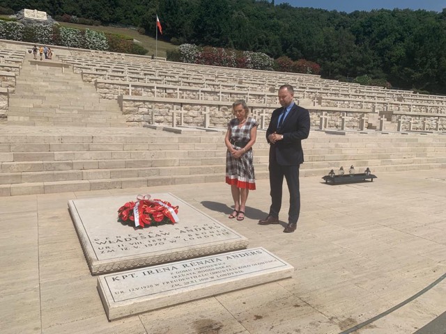 Ambassador Anna Maria Anders and Karol Nawrocki, President of the IPN