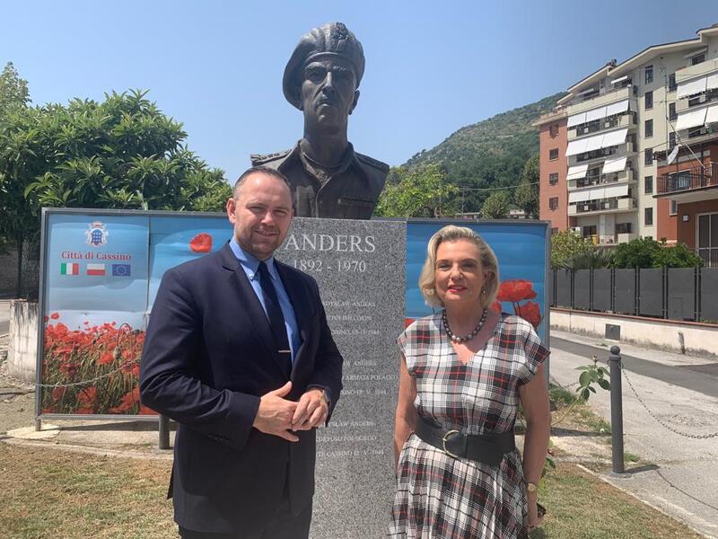 Ambassador Anna Maria Anders and Karol Nawrocki, President of the IPN