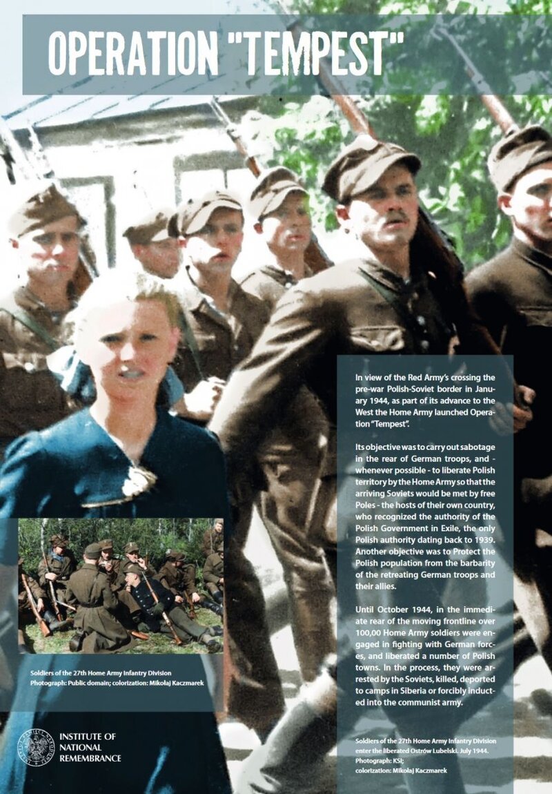 Warsaw Uprising 1944. Battle for Poland exhibition