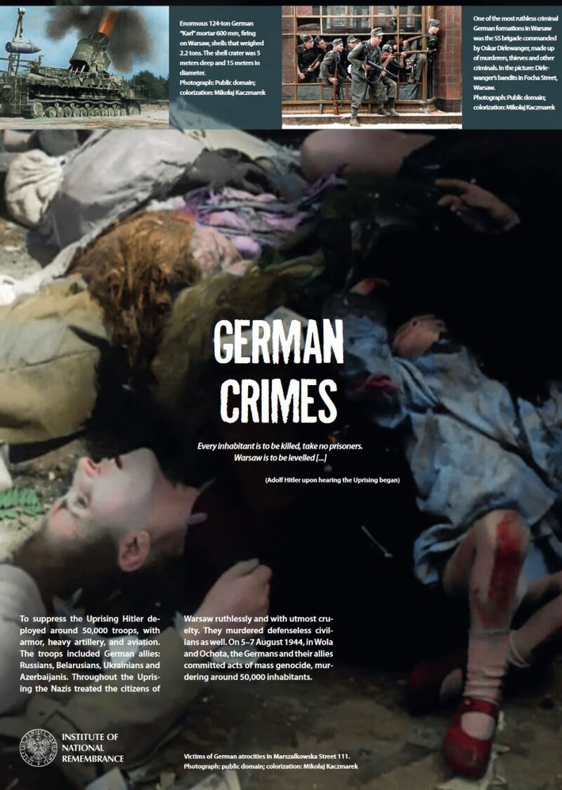 Warsaw Uprising 1944. Battle for Poland exhibition