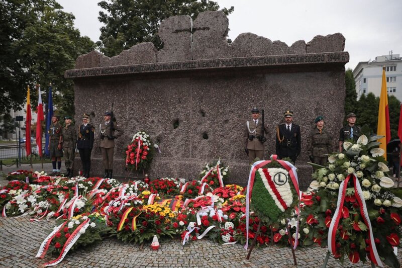 A ceremony commemorating the Victims of the Wola District Massacre in Warsaw on 5 August 2021. Photo: Mikołaj Bujak (IPN)