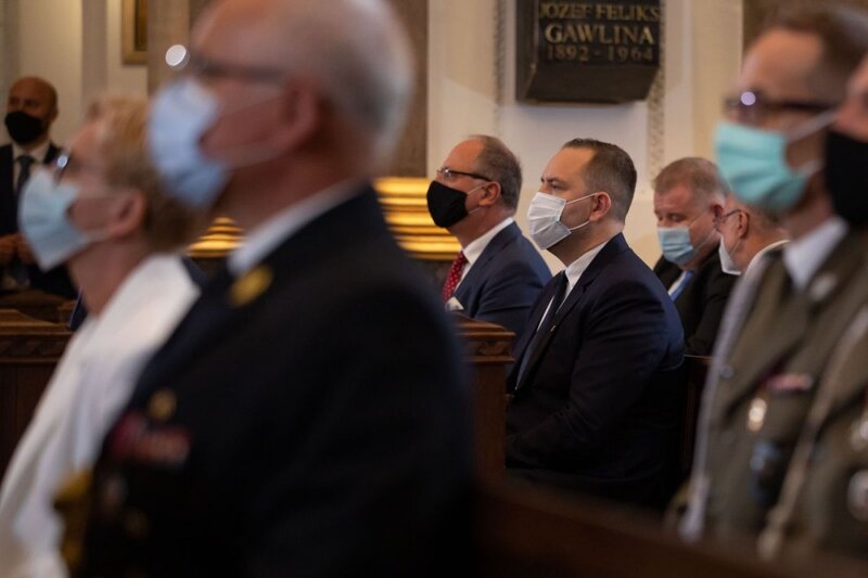 The mass in Polish Army Field Cathedral in Warsaw, 15 August 2021