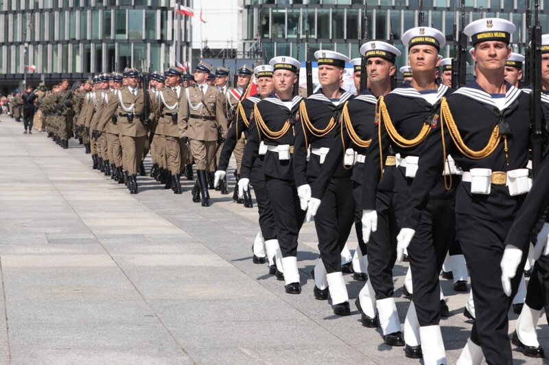 Guard change at the Tomb of the Unknown Soldier, Piłsudski Square, Warsaw