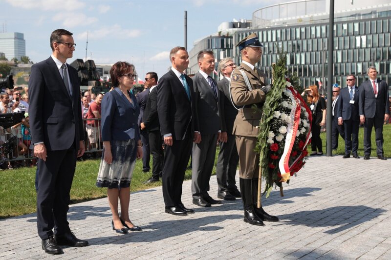 Guard change at the Tomb of the Unknown Soldier, Piłsudski Square, Warsaw
