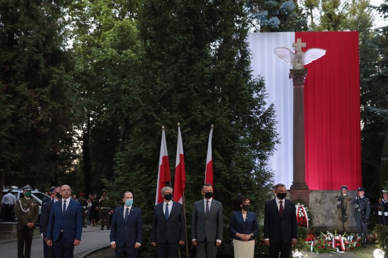 Call of Remembrance at the Powązki Military Cemetery, 14 August 2021